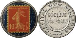 World Coins - Coin, France, Société générale, 10 Centimes, Timbre-Monnaie,