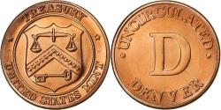 Us Coins - United States, US Mint of Denver, Mint token, , Copper