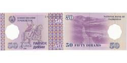 World Coins - Tajikistan, 50 Diram, 1999, KM:13a, UNC(65-70)