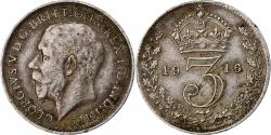 World Coins - Great Britain, George V, 3 Pence, 1916, , Silver, KM:813