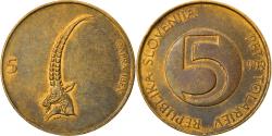 World Coins - Coin, Slovenia, 5 Tolarjev, 1999, , Nickel-brass, KM:6