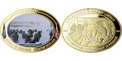 World Coins - France, Medal, 70ème Anniversaire du Débarquement de Normandie, D-DAY, 2014