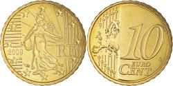 World Coins - France, 10 Euro Cent, 2009, Paris, BU, , Brass, KM:1410