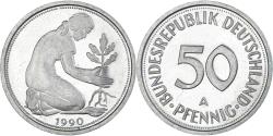 World Coins - Coin, Germany, 50 Pfennig, 1990