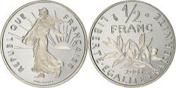 World Coins - Coin, France, Semeuse, 1/2 Franc, 2001, Paris, BE, , Nickel, KM:931.2