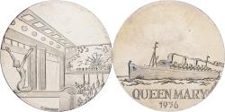 World Coins - France, Medal, Les Grands Transatlantiques, Queen Mary, Copper-nickel, C.