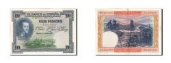 World Coins - Banknote, Spain, 100 Pesetas, 1925, 1925-07-01, KM:69c, AU(50-53)