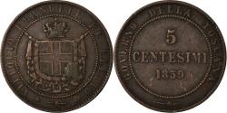 World Coins - Coin, ITALIAN STATES, TUSCANY, Provisional Government, 5 Centesimi, 1859