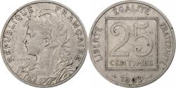 World Coins - France, 25 Centimes, Patey, 1903, Paris, Nickel, EF(40-45), Gadoury:362, KM:855
