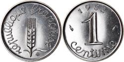 World Coins - Coin, France, Épi, Centime, 1982, Paris, , Stainless Steel, KM:928