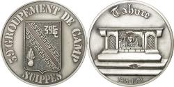 World Coins - France, Medal, 39 ème Régiment de Camp, Suippes, 1981, , Silvered
