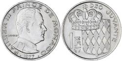 World Coins - Coin, Monaco, Rainier III, Franc, 1977, , Nickel, KM:140, Gadoury:MC 150
