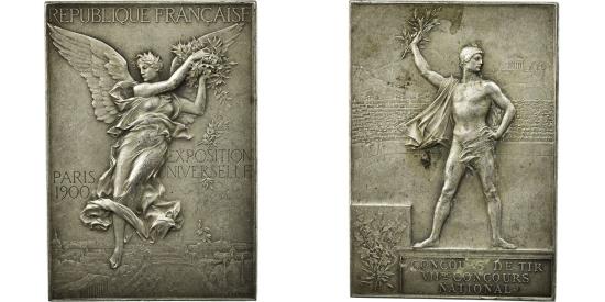 MEDAILLE CONCOURS DE TIR ANCIENNE BRONZE