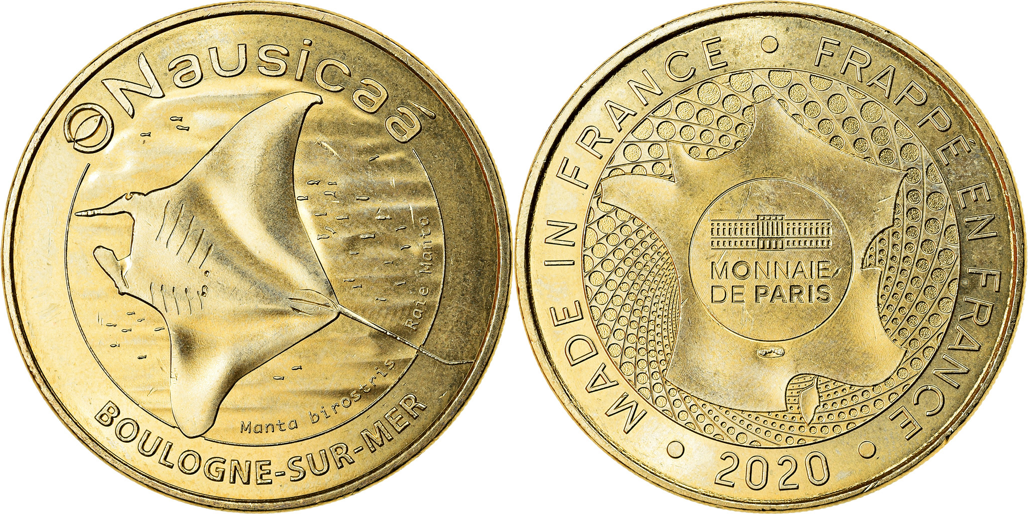 France, Token, Boulogne-sur-Mer - Nausicaa n°14 - La raie manta, 2020, MDP