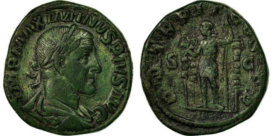 Coin, Maximinus I Thrax, Sestertius, AD 236, Rome, , Copper, RIC:30