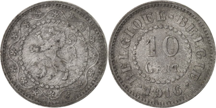 World Coins - Belgium, 5 Centimes, 1916, , Zinc, KM:80