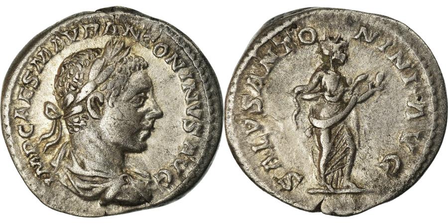 Coin, Elagabalus, Denarius, 219, Rome, , Silver, RIC:139 | Roman ...