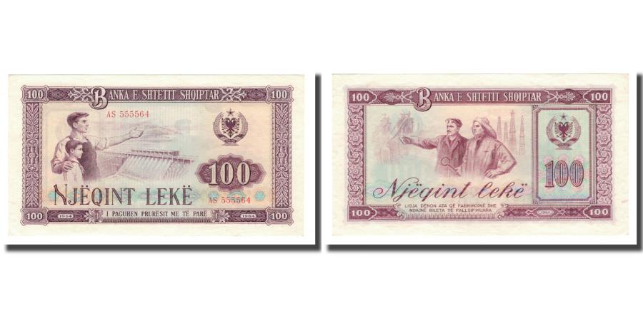 World Coins - Banknote, Albania, 100 Lekë, 1964, KM:39a, UNC(65-70)