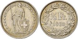 World Coins - Coin, Switzerland, 1/2 Franc, 1963, Bern, , Silver, KM:23