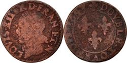 World Coins - Coin, France, Louis XIII, Double tournois de Warin, tête à gauche, Double