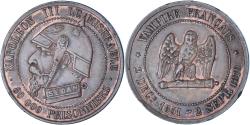 World Coins - Coin, France, Napoleon III, 5 Centimes, 1870, Paris, Satirique,