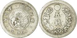 World Coins - Coin, Japan, Mutsuhito, 5 Sen, 1873, , Silver, KM:22