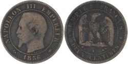 World Coins - Coin, France, Napoleon III, Napoléon III, 2 Centimes, 1856, Paris,