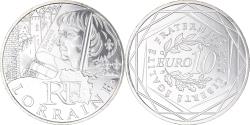 World Coins - France, 10 Euro, Lorraine, 2012, , Silver