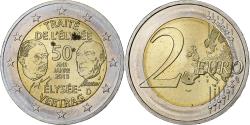 World Coins - Germany, 2 Euro, Traité de l'ELYSEE, 2013, Hambourg, Bi-Metallic,