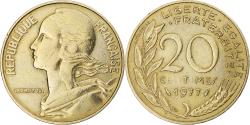 World Coins - France, 20 Centimes, Marianne, 1977, Paris, Aluminum-Bronze, , KM:930