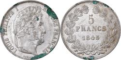 World Coins - France, Louis-Philipp I, 5 Francs, 1845, Lille, Silver, , Gadoury:678a