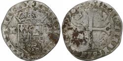 World Coins - France, Louis XIII, Quinzain (Douzain contremarqué), 1596, Grenoble, Billon