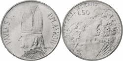 World Coins - Vatican, Paul VI, 50 Lire, 1966 - Anno IV, Rome, Stainless Steel, , KM:89