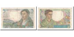 World Coins - France, 5 Francs, Berger, 1943, 1943-11-25, EF(40-45), Fayette:5.4, KM:98a