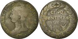 World Coins - Coin, France, Dupré, 5 Centimes, AN 7, Bordeaux, , Bronze, KM:640.8