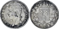 World Coins - Coin, France, Charles X, 5 Francs, 1828, Lyon, , Silver, KM:728.4
