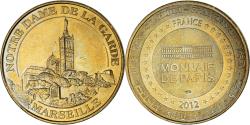 World Coins - France, Token, Touristic token, Marseille - Notre Dame de la Garde, 2012