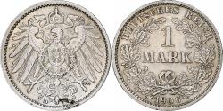 World Coins - Coin, GERMANY - EMPIRE, Wilhelm II, Mark, 1906, Munich, , Silver, KM:14