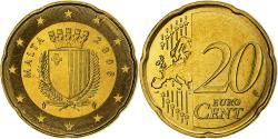 World Coins - Malta, 20 Centimes, 2008, Nordic gold,