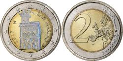 World Coins - San Marino, 2 Euro, Iridescent, 2013, Rome, Bi-Metallic,