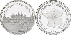 World Coins - France, Medal, Château de Chambord, Silver,
