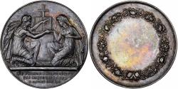 World Coins - France, Medal, Noces, Mariage, Religion, Silver, Petit,