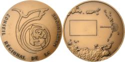World Coins - France, Medal, Conseil Régional de la Martinique, 1988, Bronze,