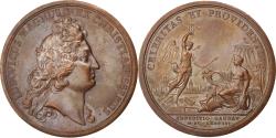World Coins - France, Medal, Louis XIV, Politics, Society, War, Mauger, , Copper