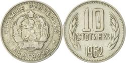 World Coins - Bulgaria, 10 Stotinki, 1962, Nickel-brass, , KM:62