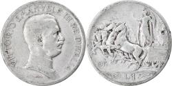 World Coins - Coin, Italy, Vittorio Emanuele III, Lira, 1915, Rome, , Silver, KM:57