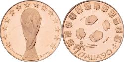 World Coins - Italy, Medal, Football, FIFA World Cup, 1990, Gold,