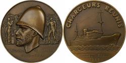 World Coins - France, Medal, Chargeurs réunis, Paquebot Brazza, 1948, Bronze, Fraisse