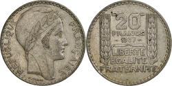 World Coins - France, 20 Francs, Turin, 1937, Paris, Silver, , Gadoury:852, KM:879