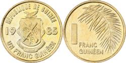 World Coins - Guinea, Franc, 1985, Brass Clad Steel, , KM:56